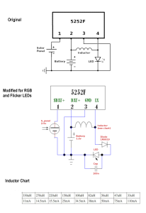 Solar Light Modification Schematic