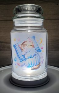 Follow-up to jar night light